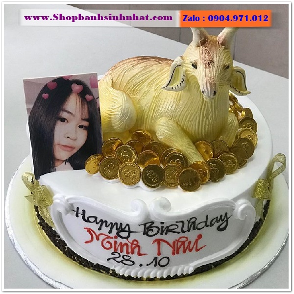 bánh kem con dê ở bạc liêu