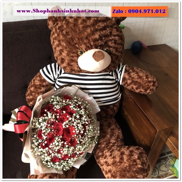 gấu bông và hoa tươi ở thanh hóa