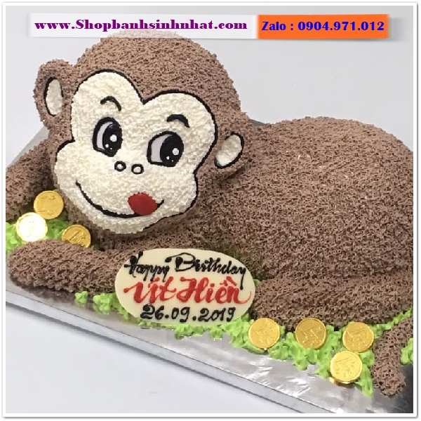 bánh kem con khỉ ở hà nam