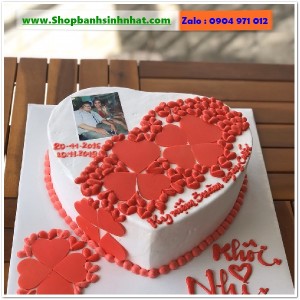 bánh kem tặng người yêu cao bằng