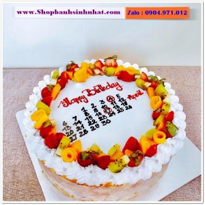 Bánh kem trái cây Huế